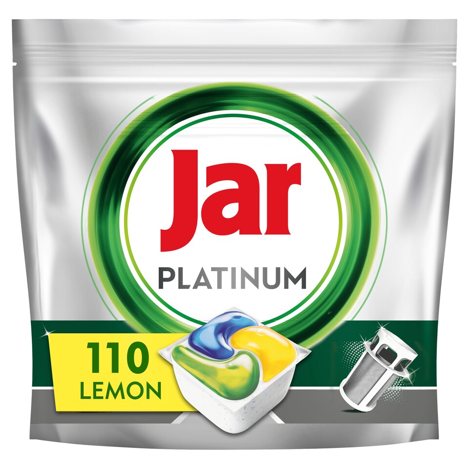 image 1 of Jar Platinum All In One Kapsle Do Automatické Myčky Nádobí Lemon, 110ks