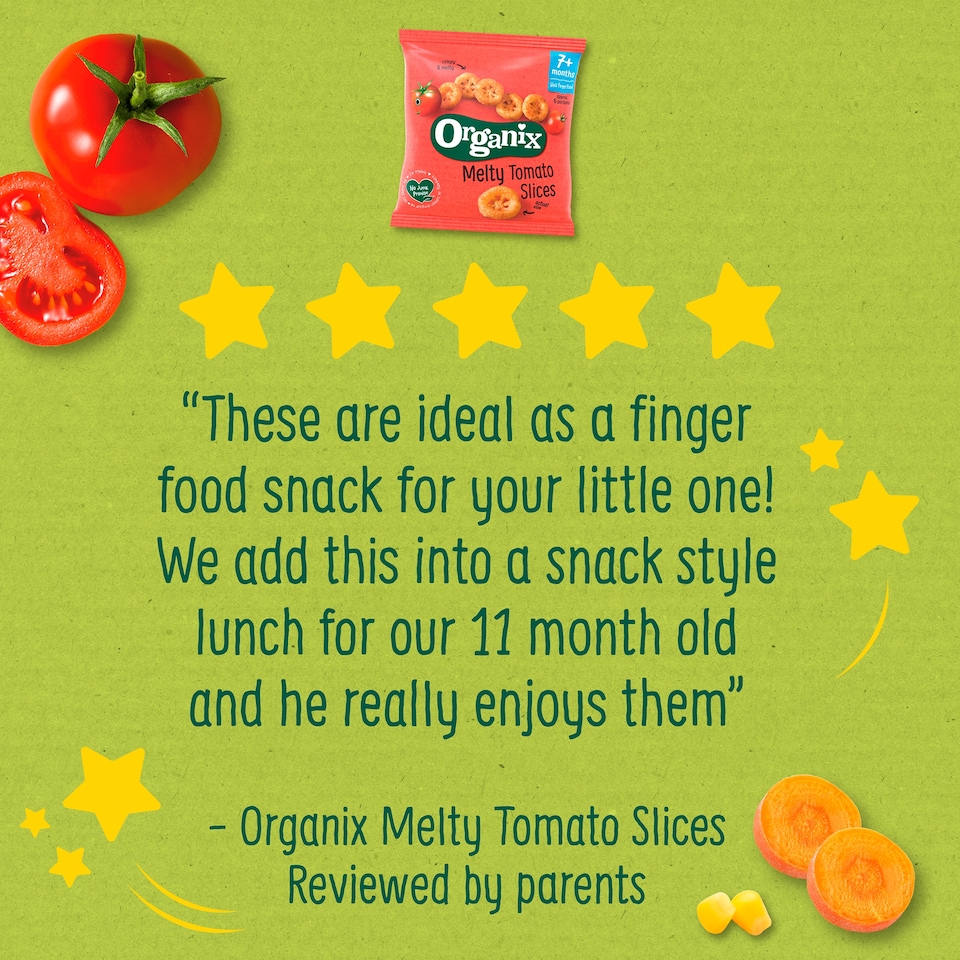 image 1 of Organix Melty Tomato Slices 20g