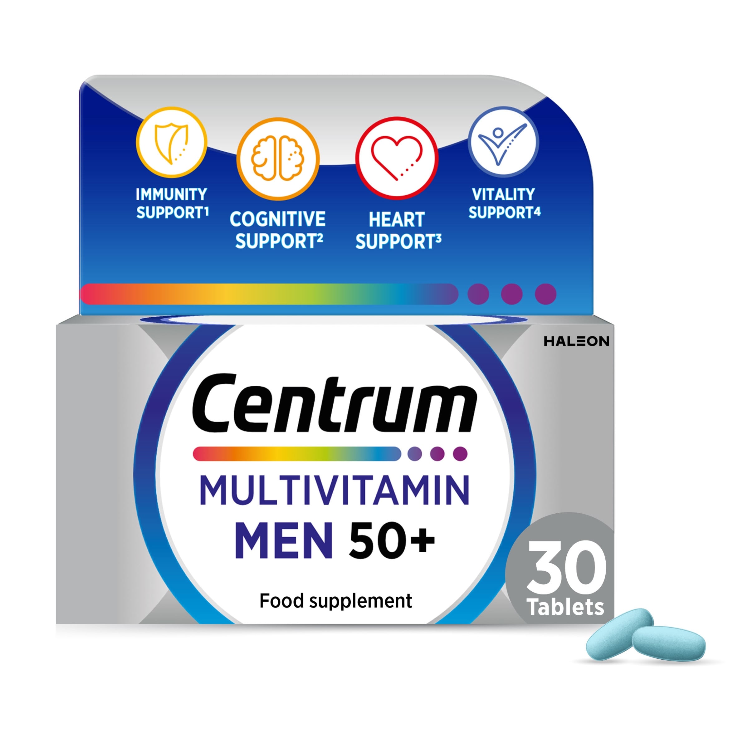 Centrum Men 50+ Multivitamins & Minerals Tablets 30s