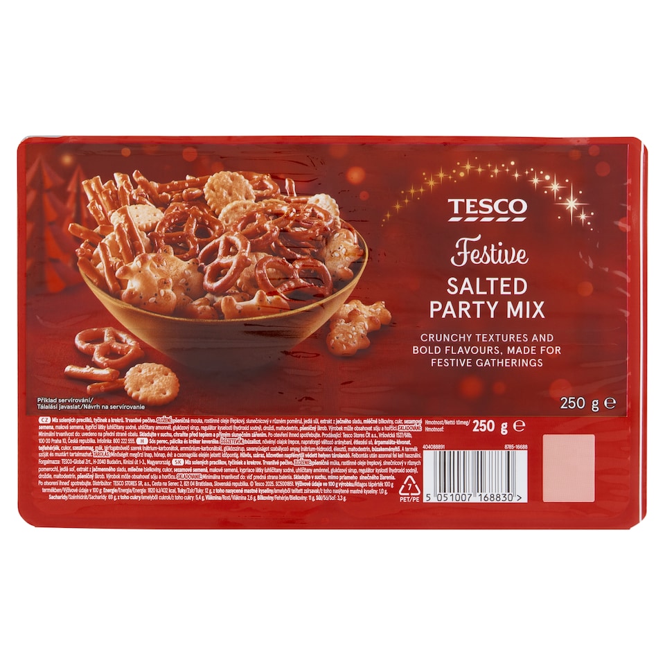 Tesco Festive Salted Party Mix 250 g