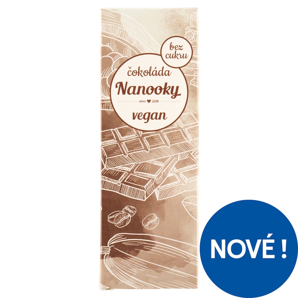 Obrázek 1 pro produkt Nanooky Mražený veganský krém bez cukru čokoláda 90ml