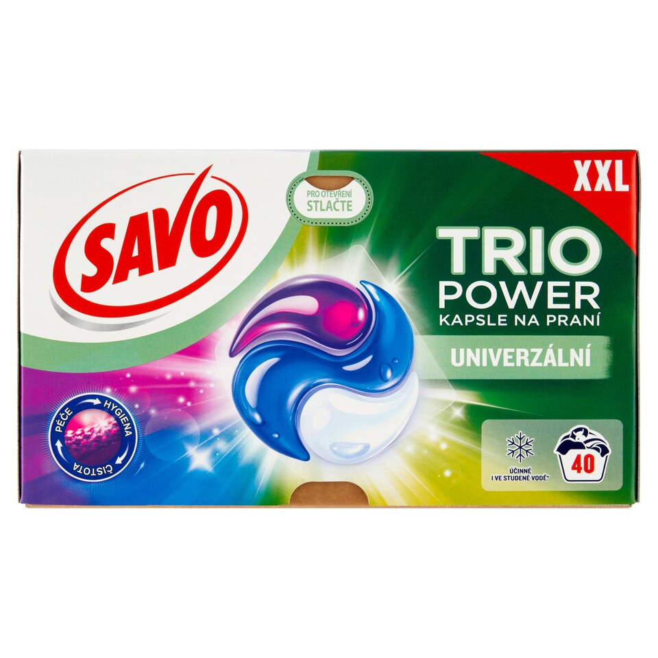 Obrázek 1 pro produkt SAVO kapsle na praní Univerzální 40w