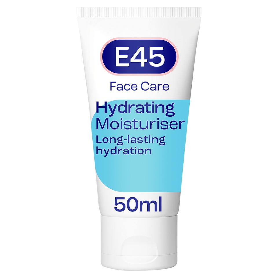 image 1 of E45 Face Cream Moisturiser for Dry and Sensitive Skin 50ml