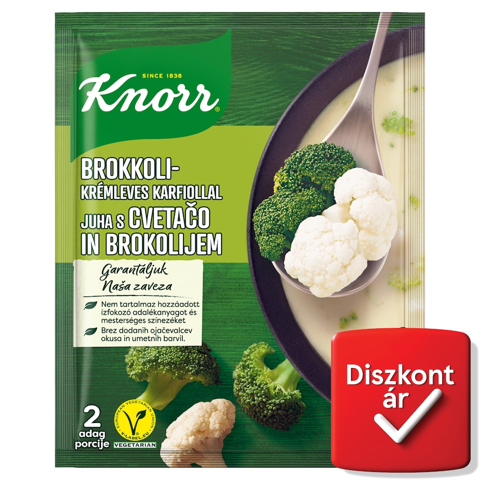 Knorr brokkolikrémleves karfiollal 51 g