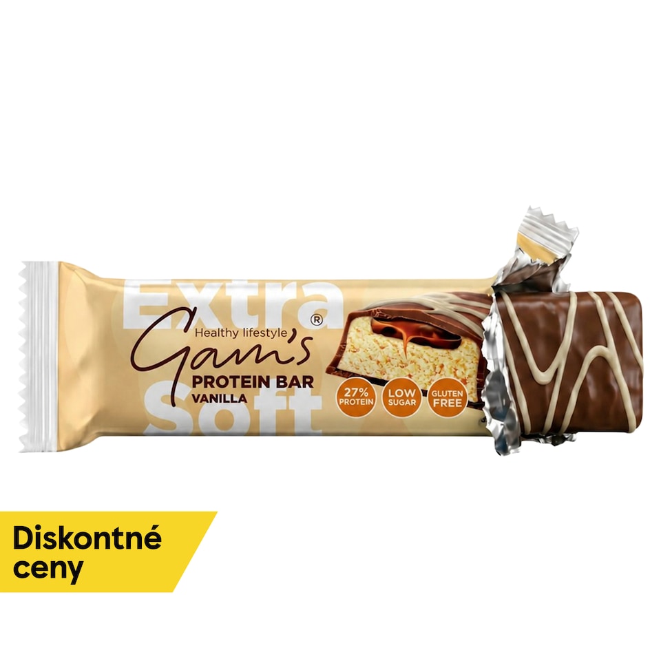 Gam's Protein ExtraSoft Bar Vanilla 40 g