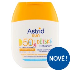 Astrid Sun Dětská ochrana plus mléko na opalování na obličej i tělo SPF 50 60ml