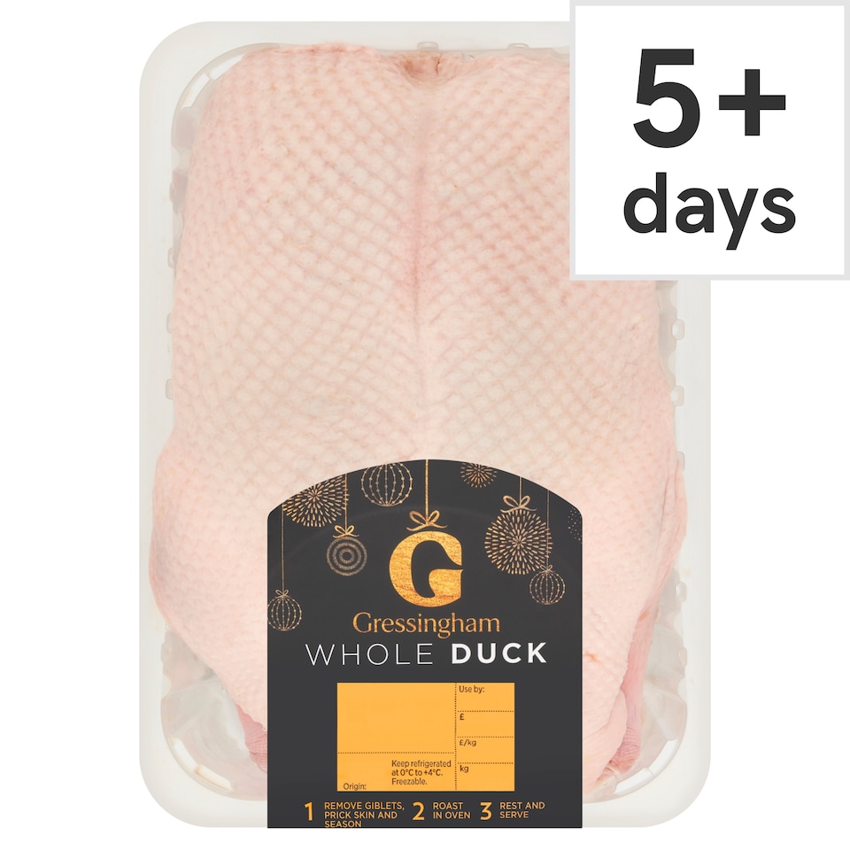 Gressingham Whole Duck With Giblets 1.8Kg