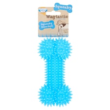 Wagtastic Squeaky Dumbell Dog Toy