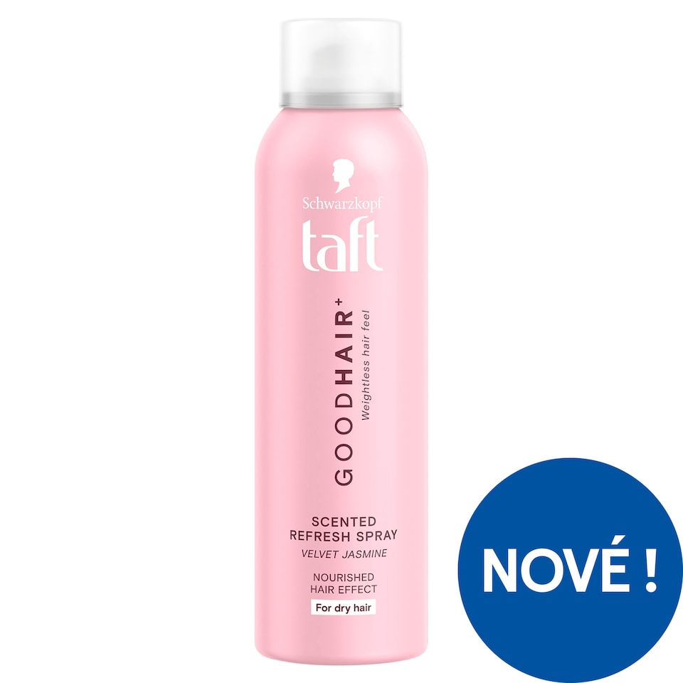 Schwarzkopf Taft Goodhair+ Velvet Jasmine osvěžující sprej 150ml