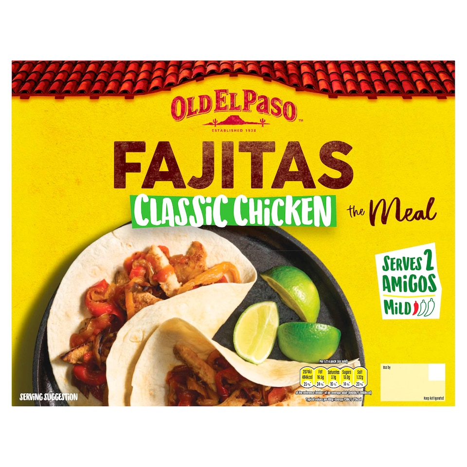 Old El Paso Fajitas Classic Chicken 570g