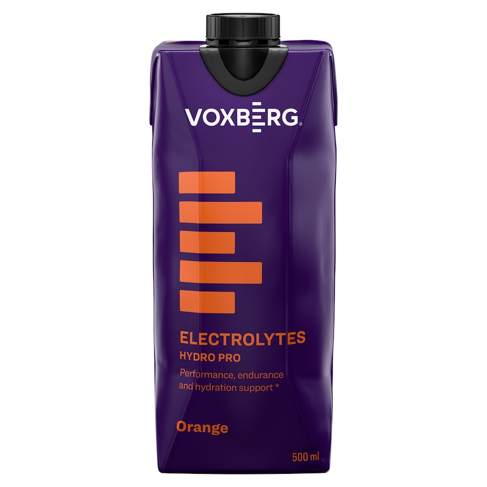 Voxberg Hydro Pro Electrolytes nealkoholický ochutený nápoj s pomarančovou príchuťou 500 ml
