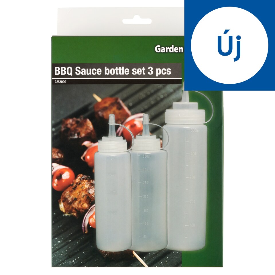 Garden meister Grill szósz tartó flakon szett 3 db