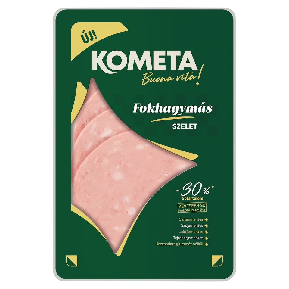 Kometa szeletelt fokhagymás szelet 125 g