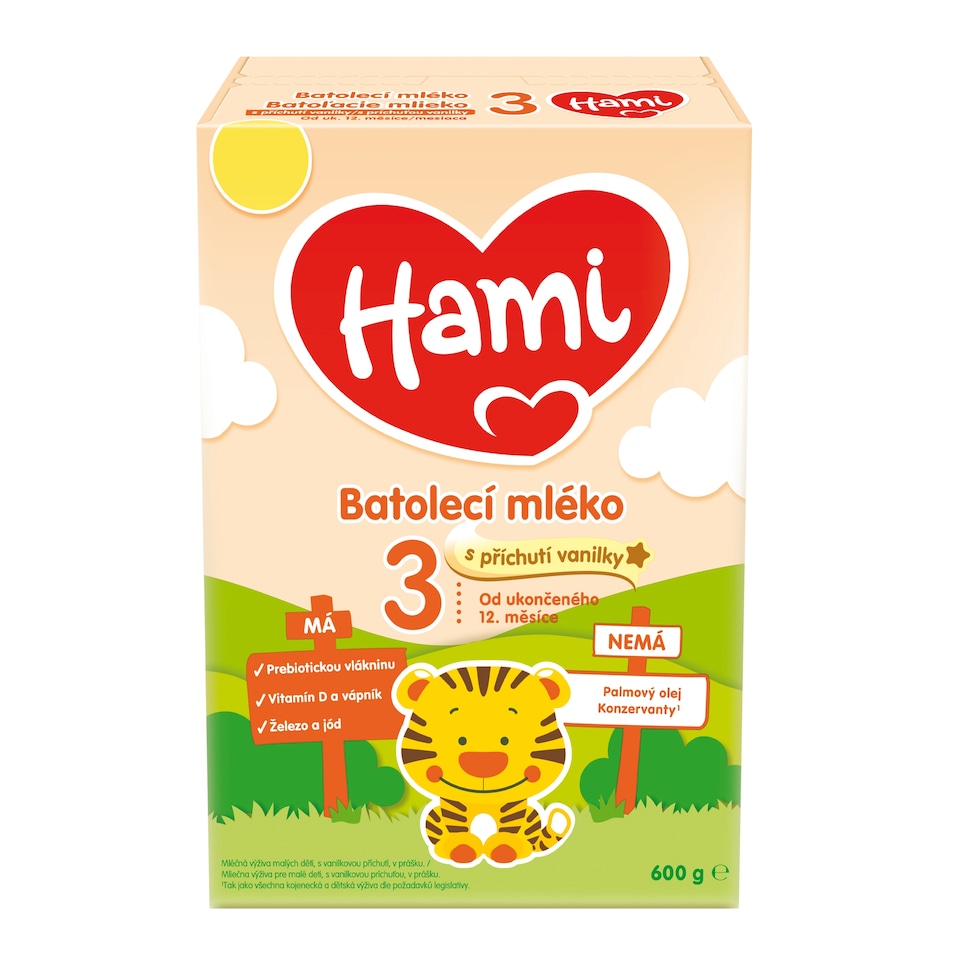 image 1 of HAMI 3 Vanilla-Flavored Toddler Formula 600g
