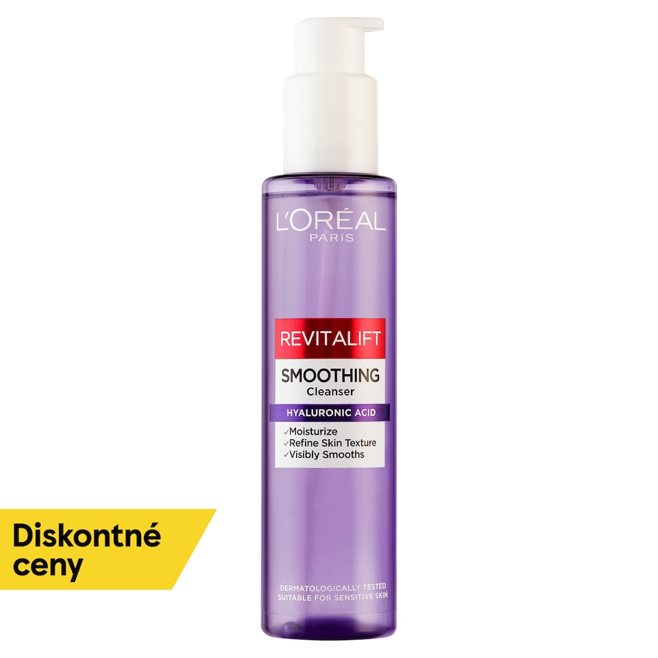 L'Oréal Paris Revitalift Filler Vyhladzujúci čistiaci gél s kyselinou hyalurónovou 150 ml