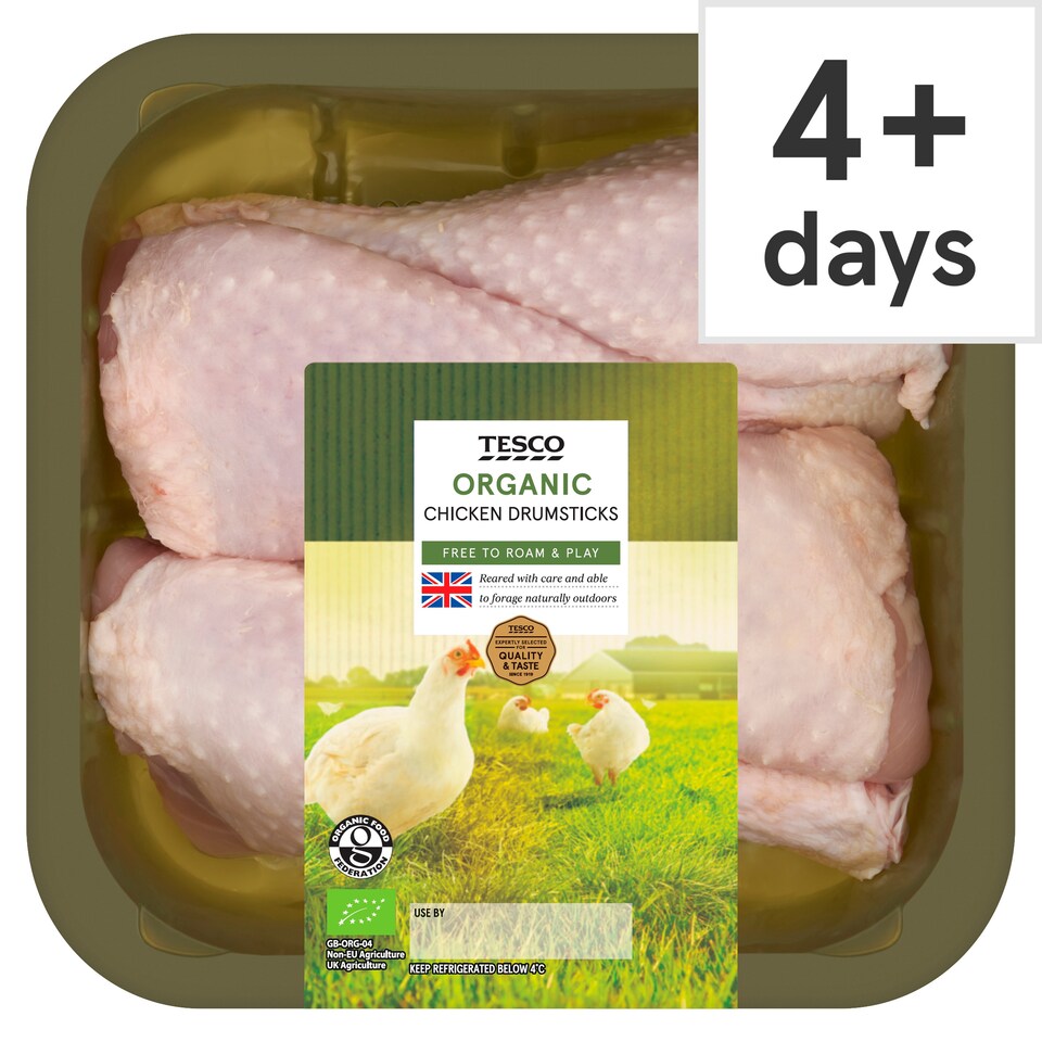 T. Organic Chicken Drumsticks 500g
