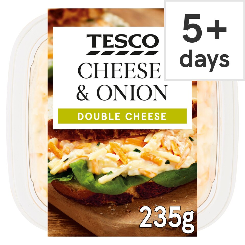Tesco Cheese & Onion Sandwich Filler 235g Tesco Groceries