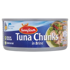 Sunny South Tuna Chunks In Brine In Ezo Cans 160G