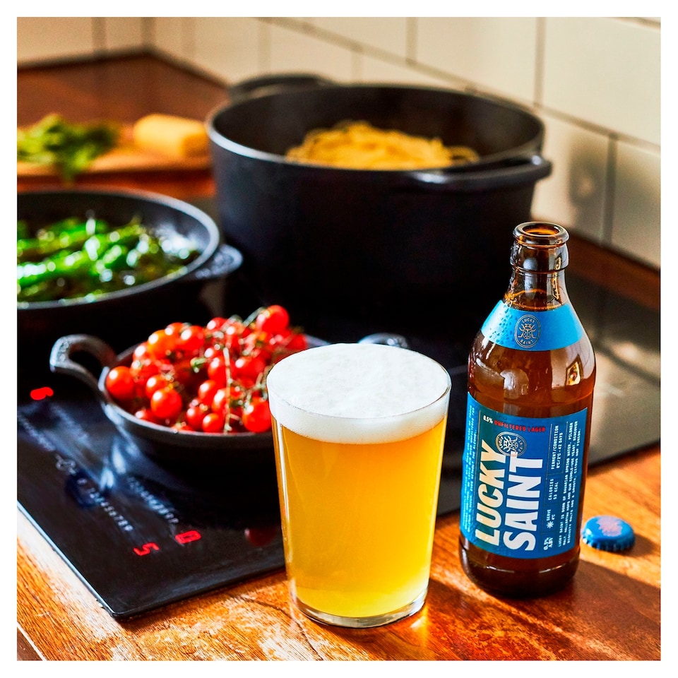 image 1 of Lucky Saint Unfiltered Lager 330Ml
