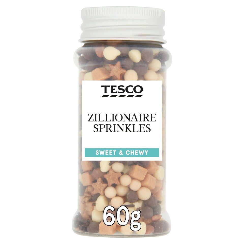 Tesco Zillionaire Sprinkles 60G Tesco Groceries