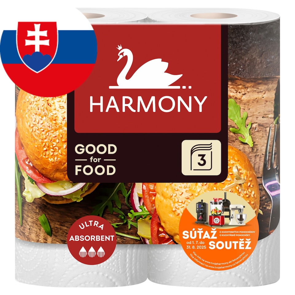 Harmony Good for Food Kitchen Towels 3 Ply 2 pcs