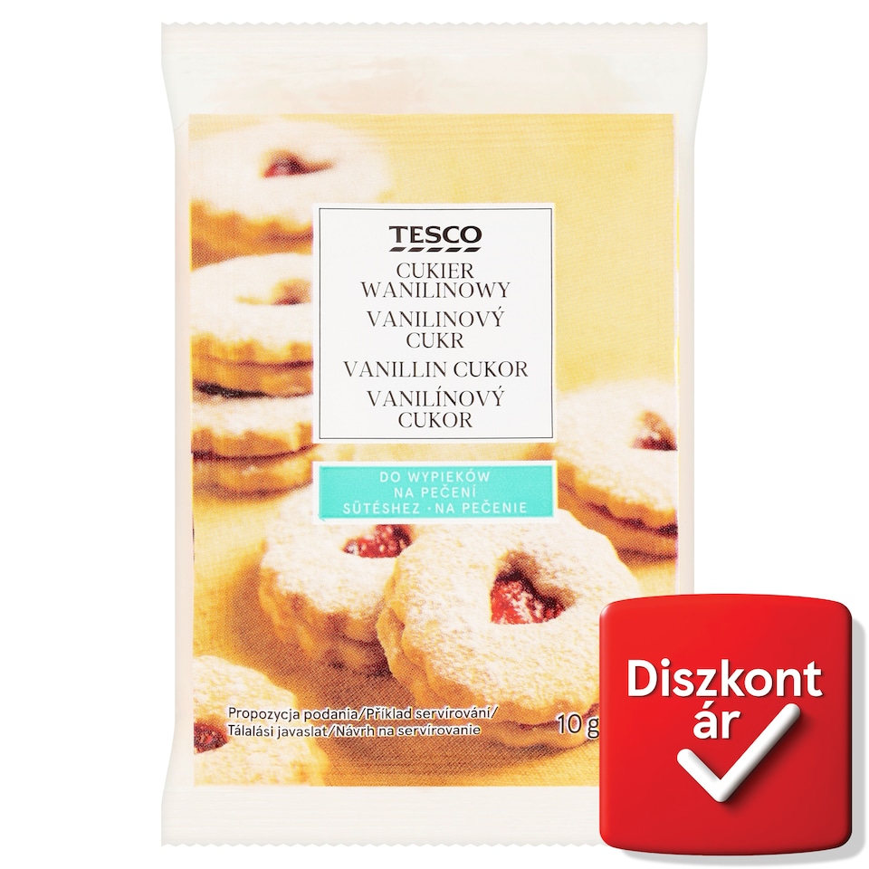 Tesco vanillin cukor 5 x 10 g