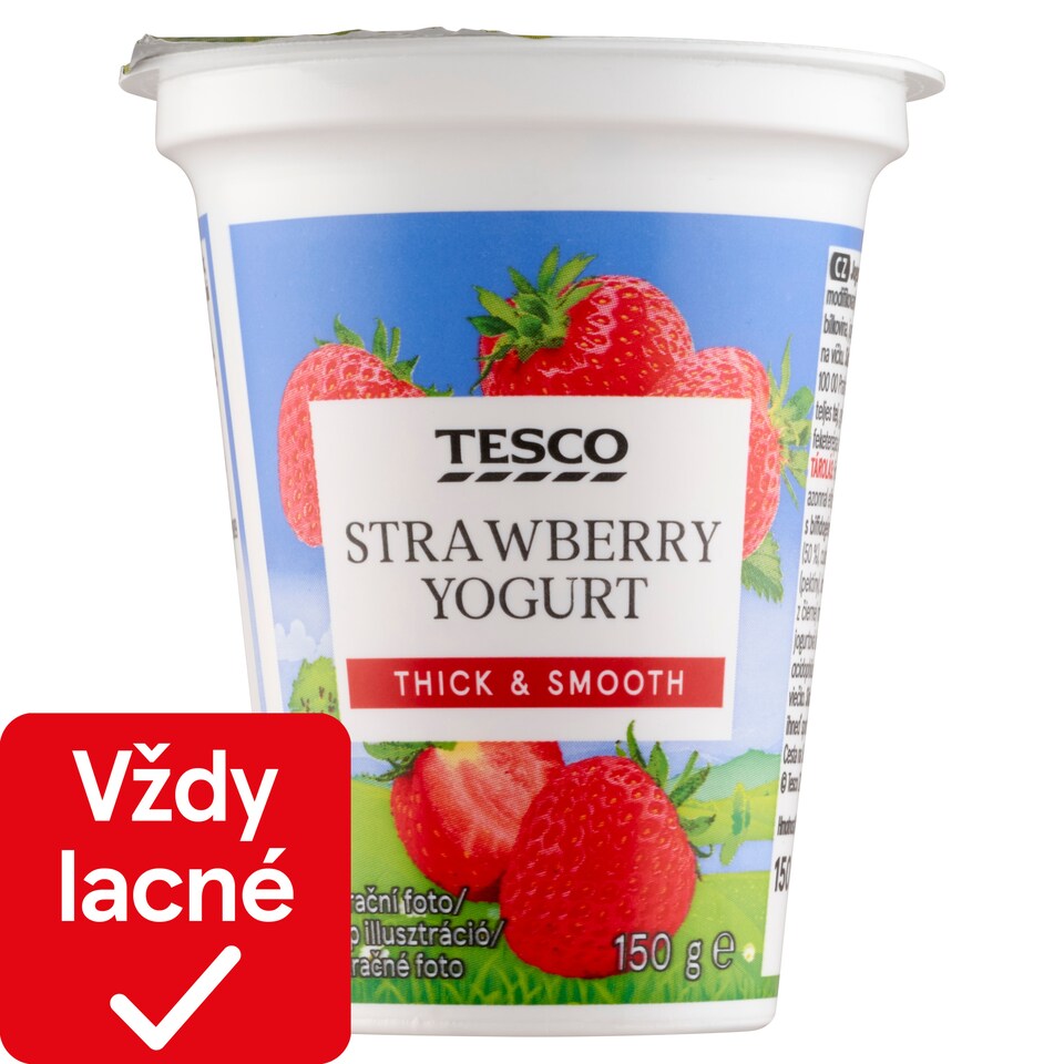 Tesco Strawberry Yogurt 150 g