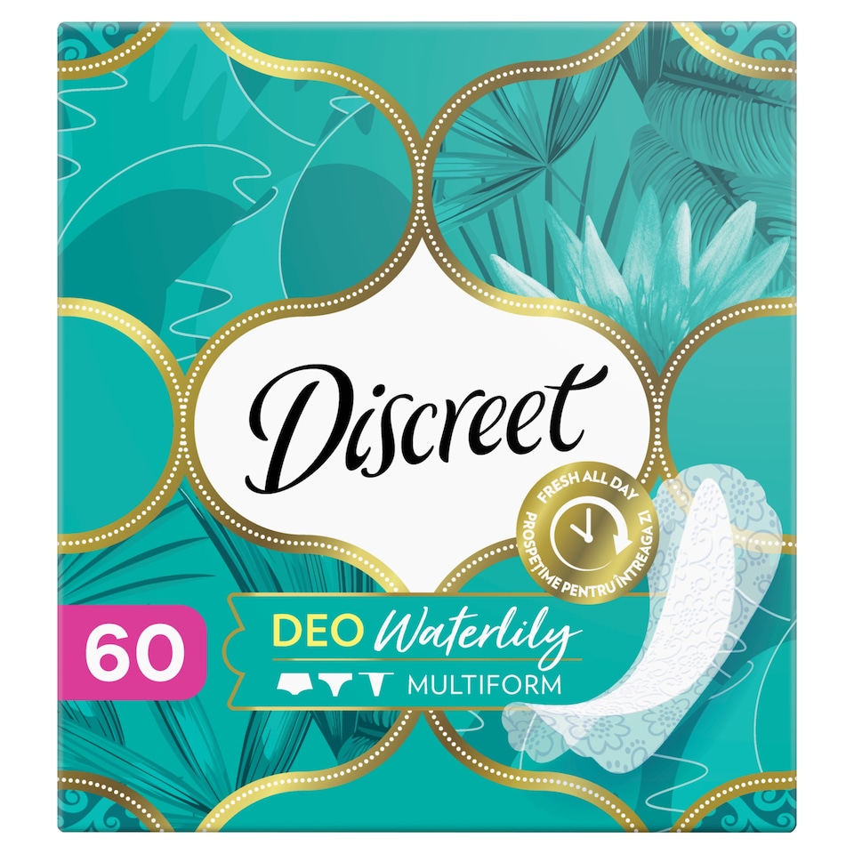 obrázok 1 z Intímky Discreet Priedušný materiál Multiform Waterlilly x60