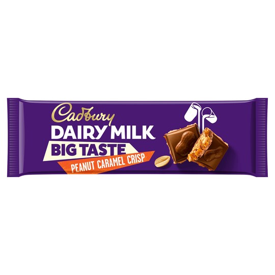 Cadbury Diary Milk Peanut Caramel Crisp Chocolate 278G Tesco Groceries