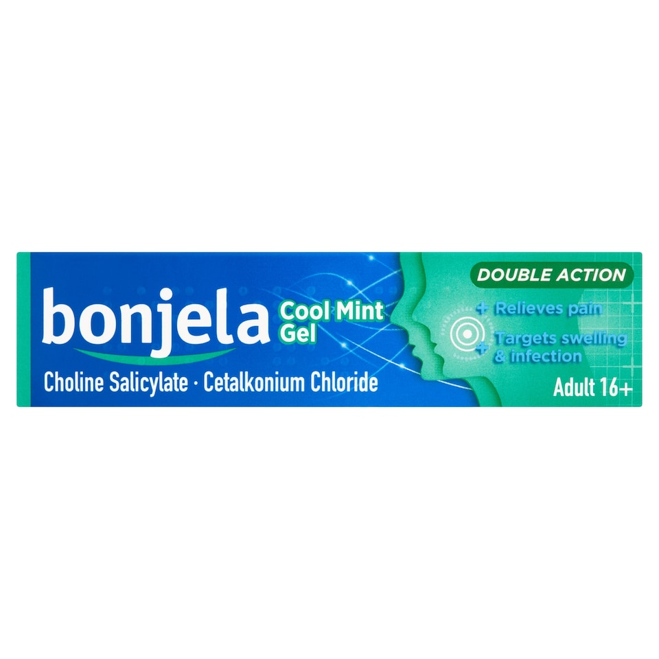image 1 of Bonjela Adult Mouth Ulcer Relief Cool Mint Gel 15g