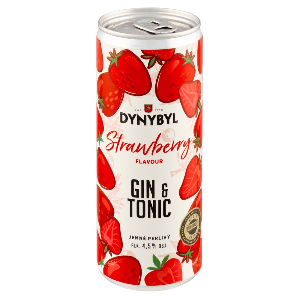 image 1 of Dynybyl Gin & Tonic Strawberry Flavour 250ml
