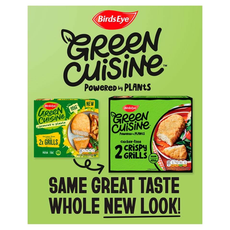 image 1 of Birds Eye Green Cuisine 2 Chicken Free Crispy Grill 170G