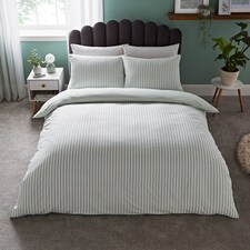 Silentnight Supersoft Stripe Duvet Set King