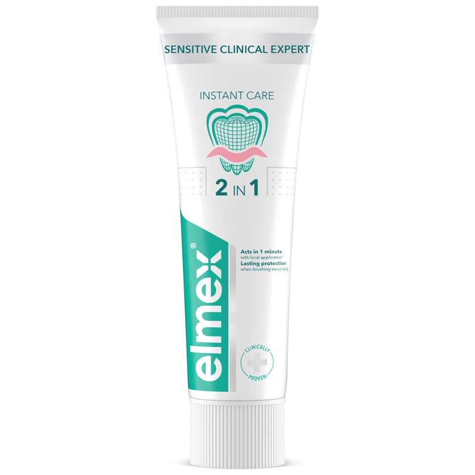 Obrázek 1 pro produkt Zubní pasta elmex Sensitive Clinical Expert Instant Care 2v1