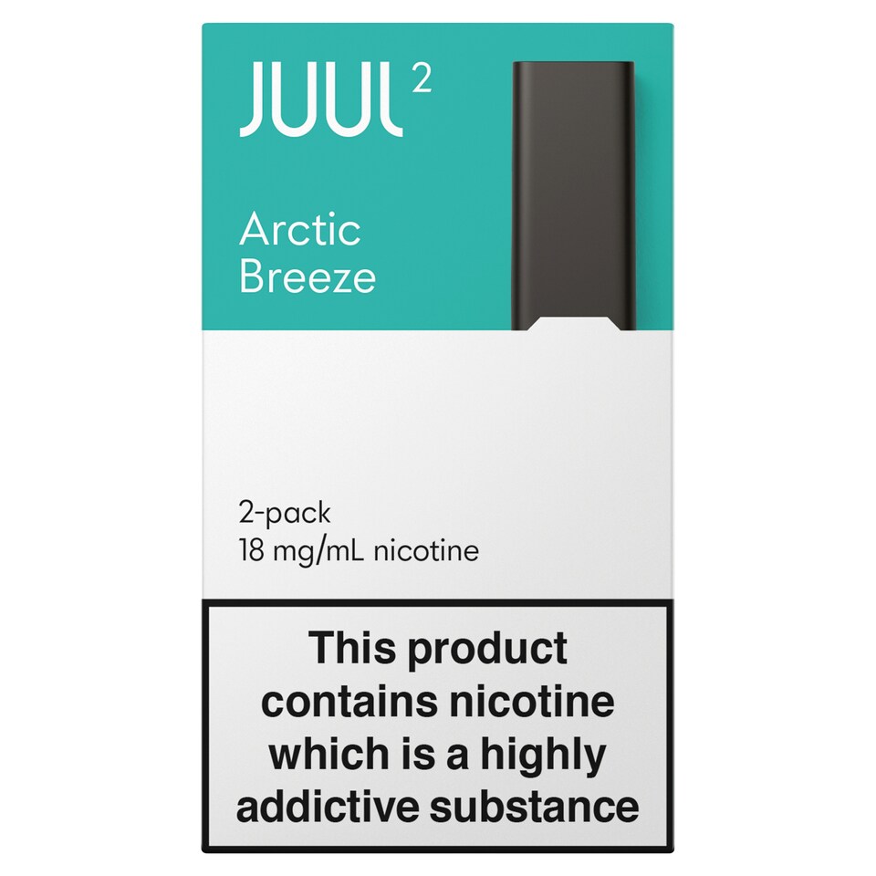 JUUL2 UK Arctic Breeze 18mg/ml Nicotine 2 Pod Pack 1.2ml