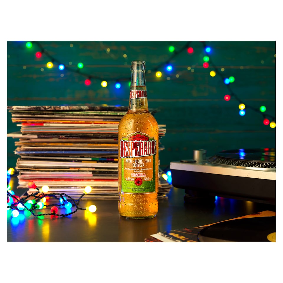 image 1 of Desperados Tequila Flavoured Lager Beer Bottle 650ml
