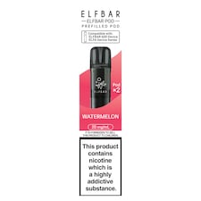 Elf Bar 600 Refillable Pod Watermelon 20mg/ml 2 x 2ml