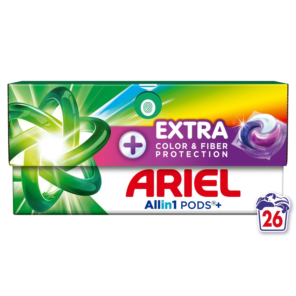 Obrázek 1 pro produkt Ariel Allin1 PODS +, Kapsle Na Praní S Tekutým Prostředkem, 26 Praní