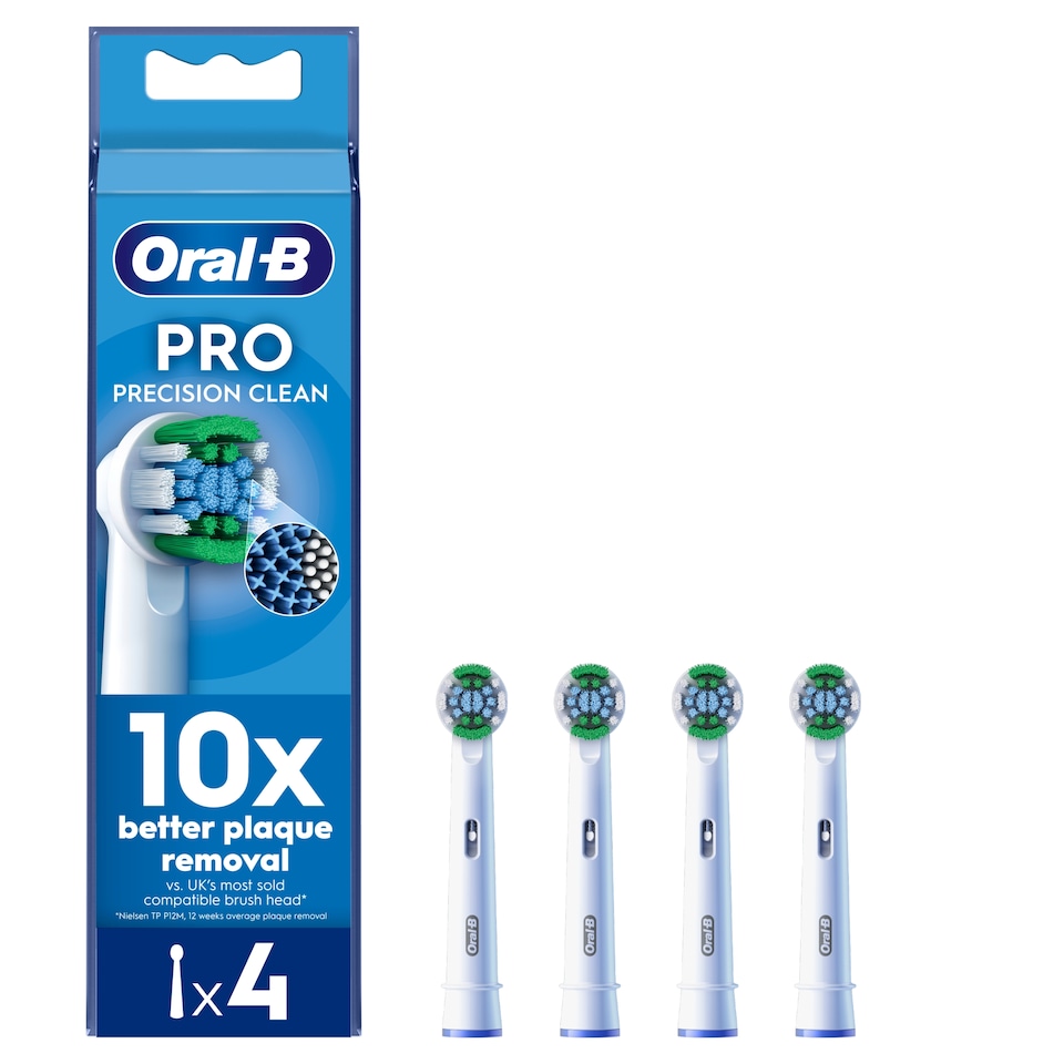 image 1 of Oral-B Pro Precision Clean Toothbrush Refill 4 Pack