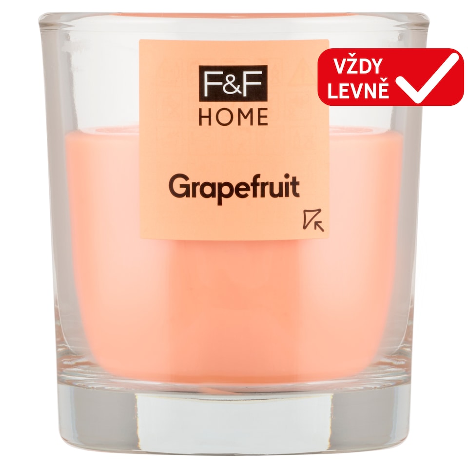 image 1 of F&F Home Grapefruit Scented Candle 95g