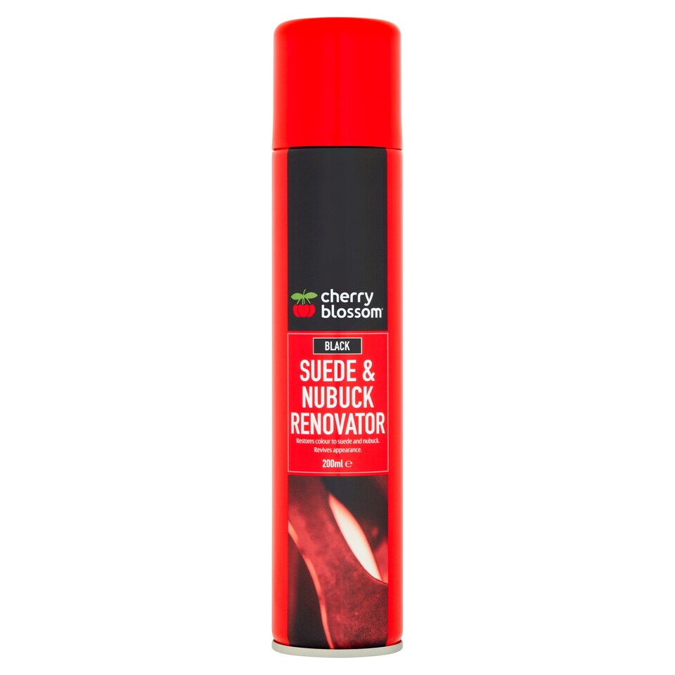 Cherry Blossom Black Suede & Nubuck Renovator 200Ml
