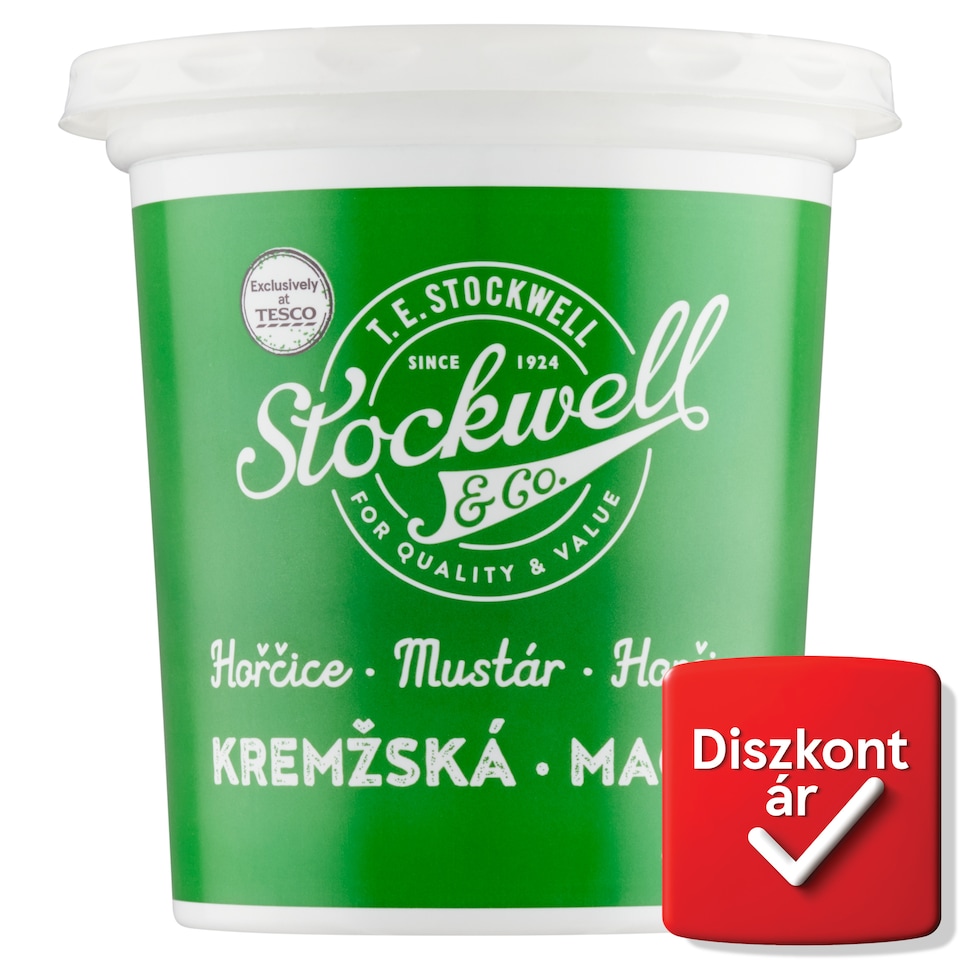 Stockwell & Co. magos mustár 400 g
