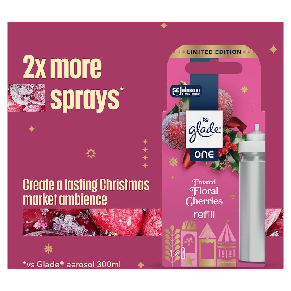 image 1 of Glade ONE Refill Frosted Floral Cherries 13ml