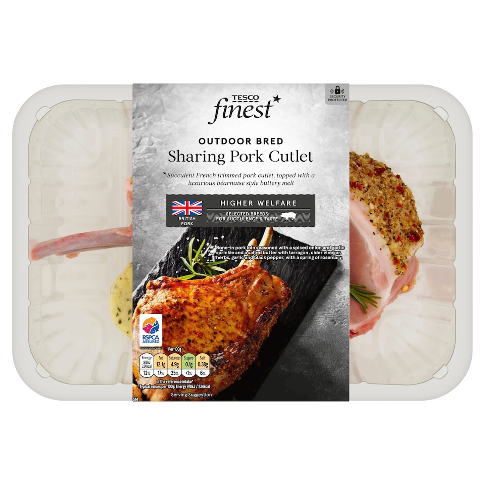 Tesco Finest Pork Cutlet 0.6-1KG