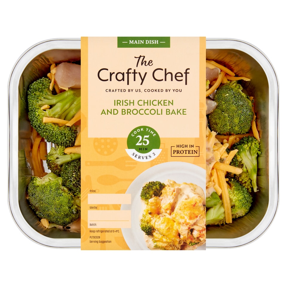 The Crafty Chef Chicken And Broccoli Bake 500G