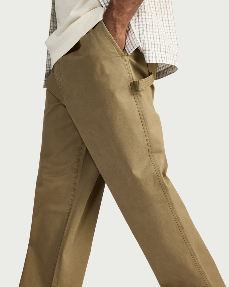image 1 of RDA Cotton Rich Cargo Trousers in Khaki