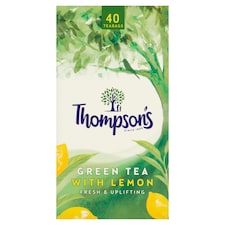Thompson's Green Tea With Lemon 40'S 80G