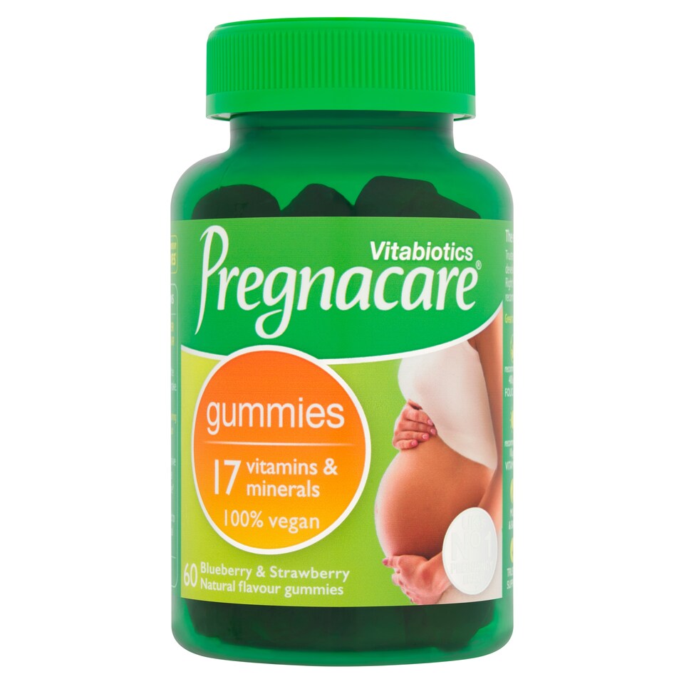 Vitabiotics Pregnacare Blueberry & Strawberry Vitamin & Mineral Gummies 60s