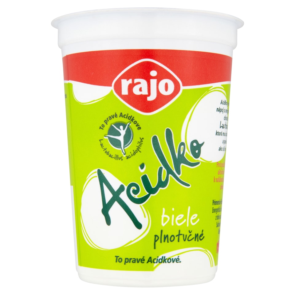 obrázok 1 z Rajo Acidko Zakysané mlieko biele plnotučné 250 g