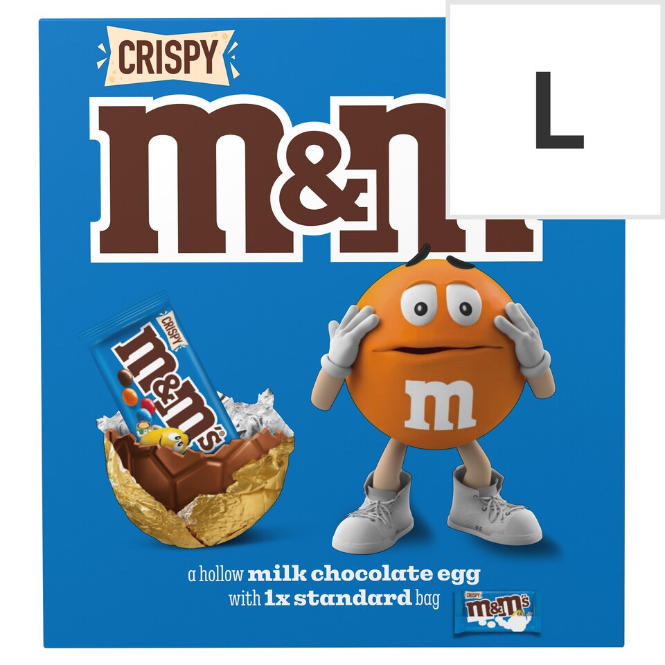 M And M's Crispy Milk Chocolate Easter Egg 186G